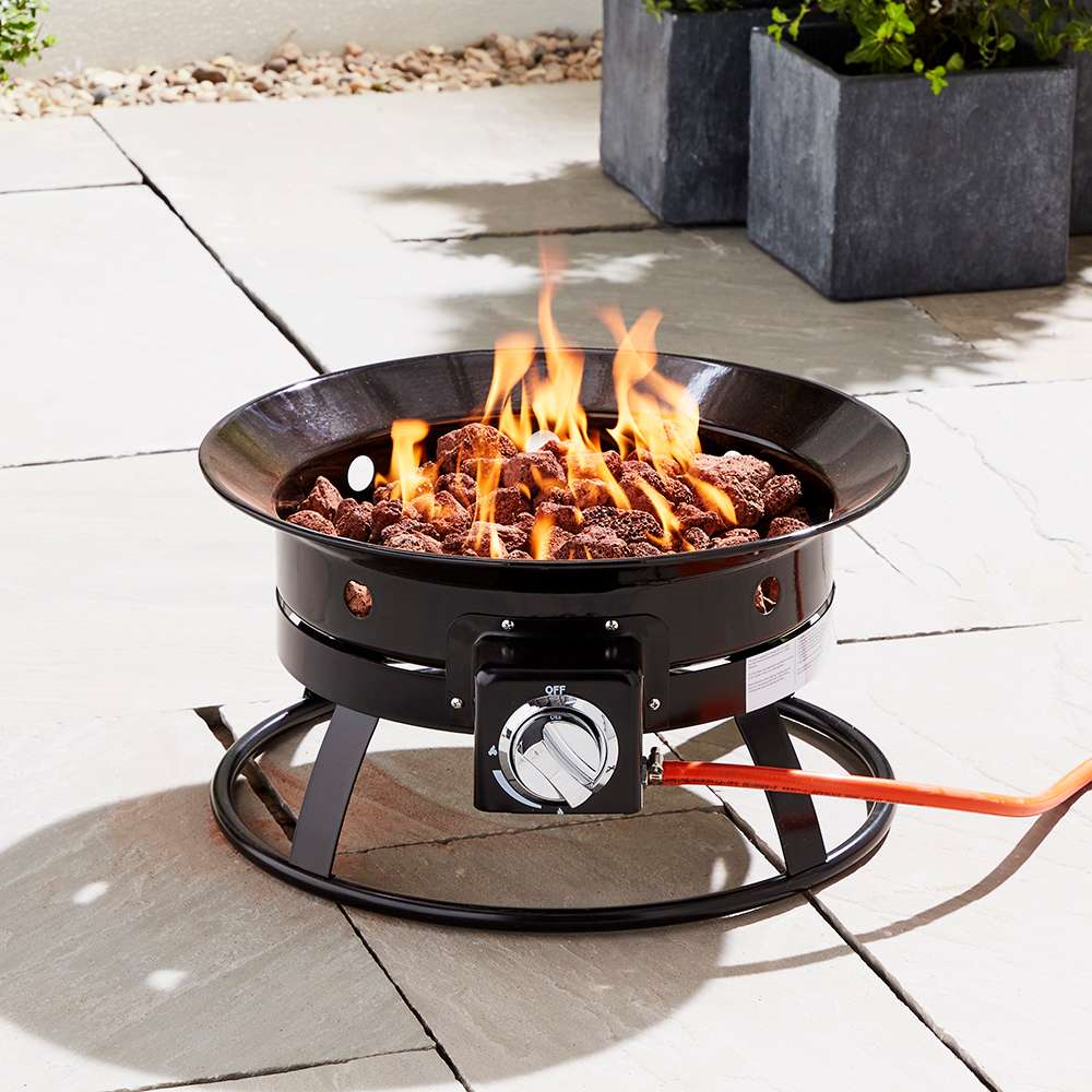 Trueshopping portable gas fire pit